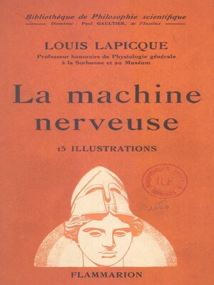 cover image of La machine nerveuse